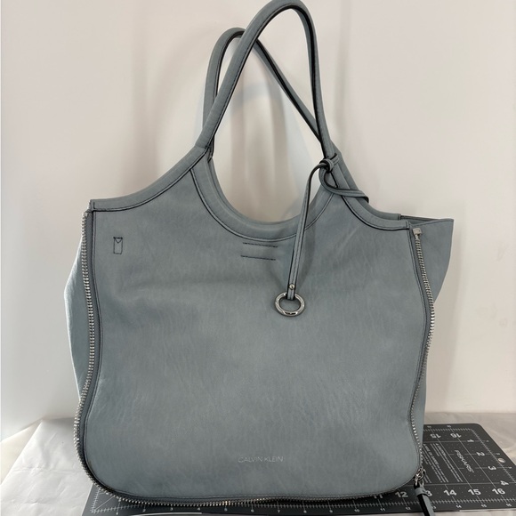 Calvin Klein Handbags - Calvin Klein Gabrianna Slim Tote Product Blue Handbag Purse Shoulder Bag